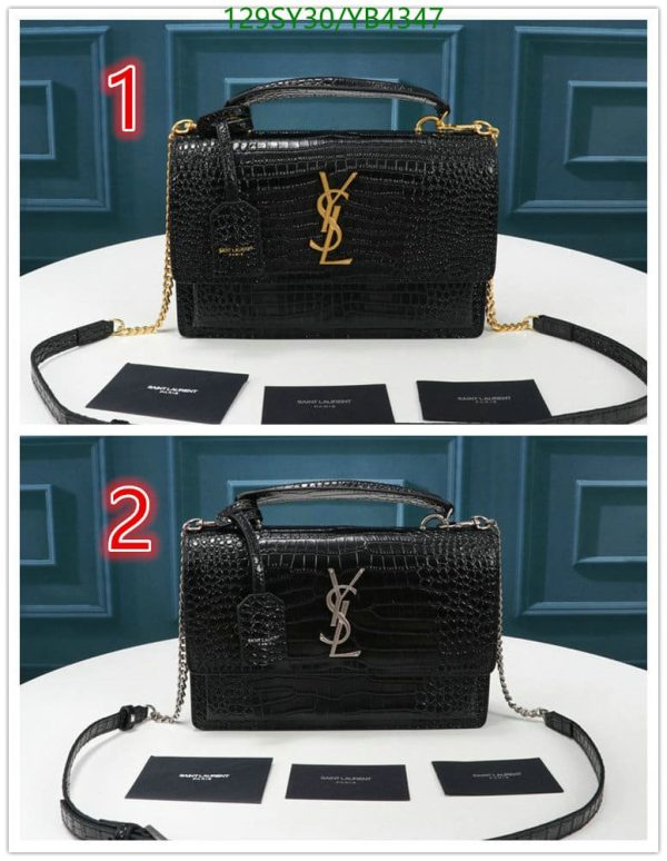 YSL AAA+ Replica Medium Sunset Shoulder Bag YB43472369874