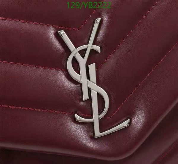 YSL AAA+ Replica Medium Supple Monogramme Loulou Chain Bag  YB22225412345