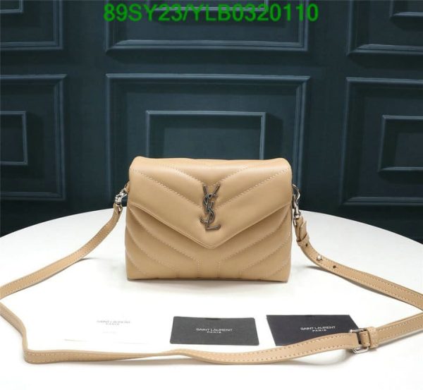 YSL AAA+ Replica Mini Loulou Matelassé Leather Crossbody Bag YLB0320110206