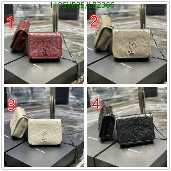 YSL AAA+ Replica Niki Mini leather Shoulder Bag LB23664589631