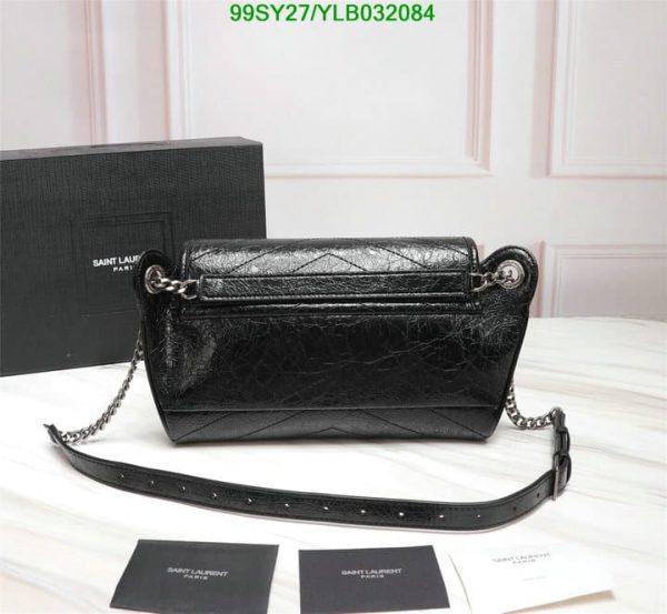 YSL AAA+ Replica Niki Monogram Crinkled Leather Bag YLB0320845893