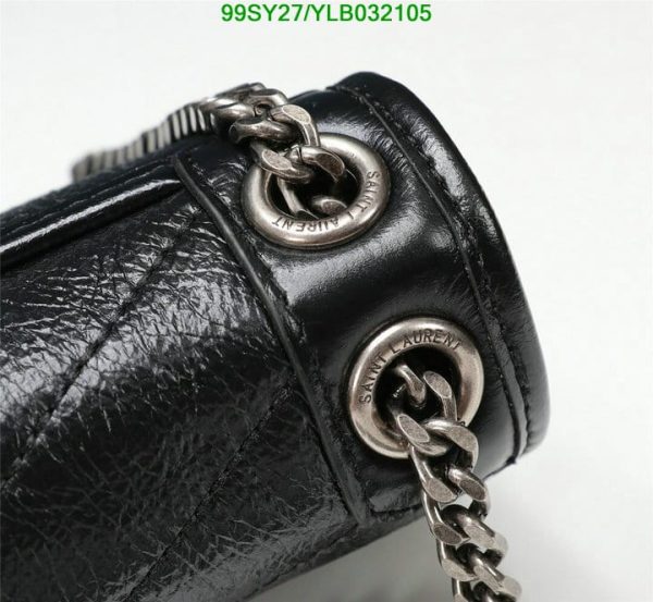 YSL AAA+ Replica Niki Monogram Vert Fonce Leather Bag YLB0321052365