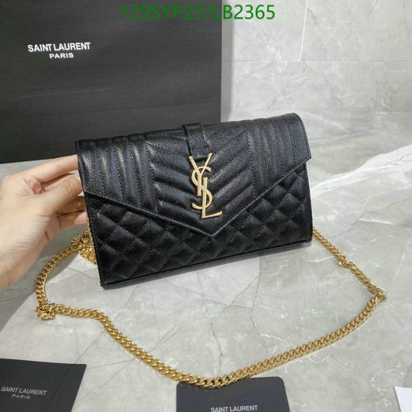 YSL AAA+ Replica Quilted Chain Clutch Bag LB23652365894