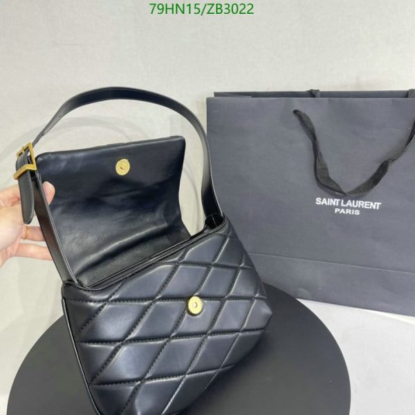 YSL AAA+ Replica Quilted Leather Flap Bag ZB30221258964