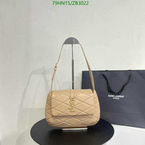 YSL AAA+ Replica Quilted Leather Flap Bag ZB30221258964