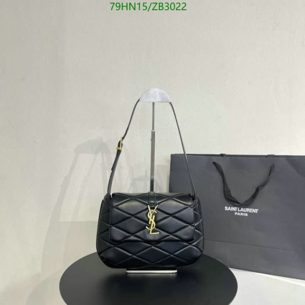 YSL AAA+ Replica Quilted Leather Flap Bag ZB30221258964