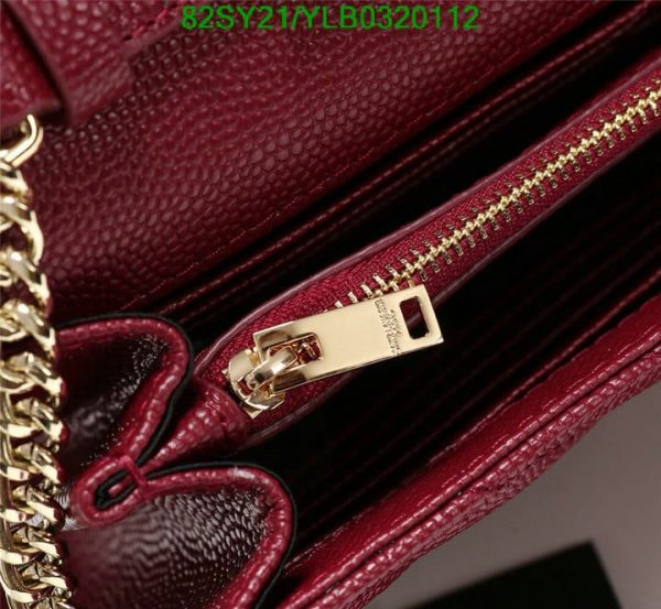 YSL AAA+ Replica SAINT LAURENT CHAIN WALLET BAG YLB0320112337