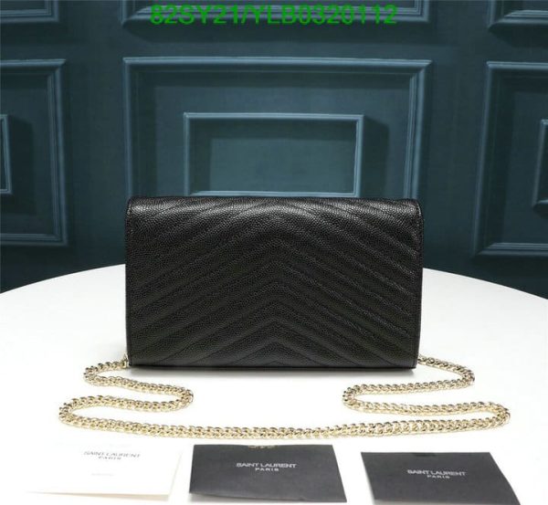 YSL AAA+ Replica SAINT LAURENT CHAIN WALLET BAG YLB0320112337