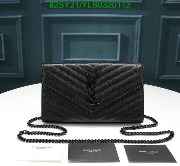 YSL AAA+ Replica SAINT LAURENT CHAIN WALLET BAG YLB0320112337