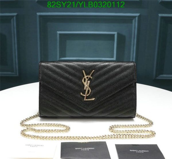 YSL AAA+ Replica SAINT LAURENT CHAIN WALLET BAG YLB0320112337