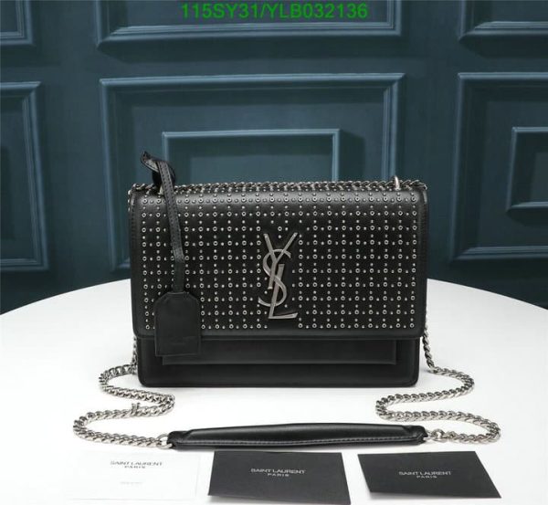 YSL AAA+ Replica Studded Sling Bag YLB0321362364