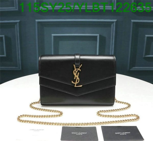 YSL AAA+ Replica Sulpice Chain Wallet Bag YLBT122635159