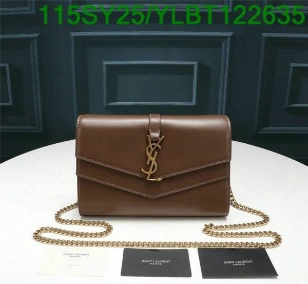 YSL AAA+ Replica Sulpice Chain Wallet Bag YLBT122635159