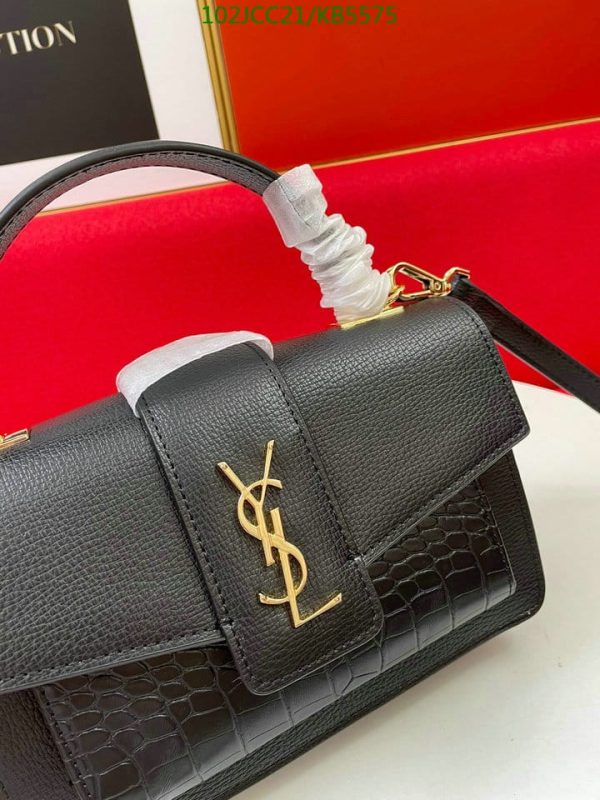 YSL AAA+ Replica Sunset M Half Python Bag KB55752364789