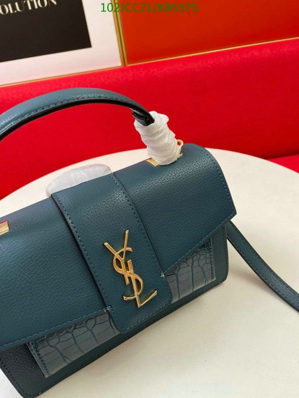 YSL AAA+ Replica Sunset M Half Python Bag KB55752364789