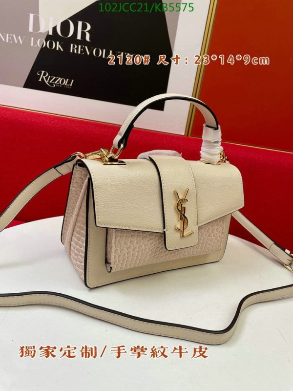 YSL AAA+ Replica Sunset M Half Python Bag KB55752364789