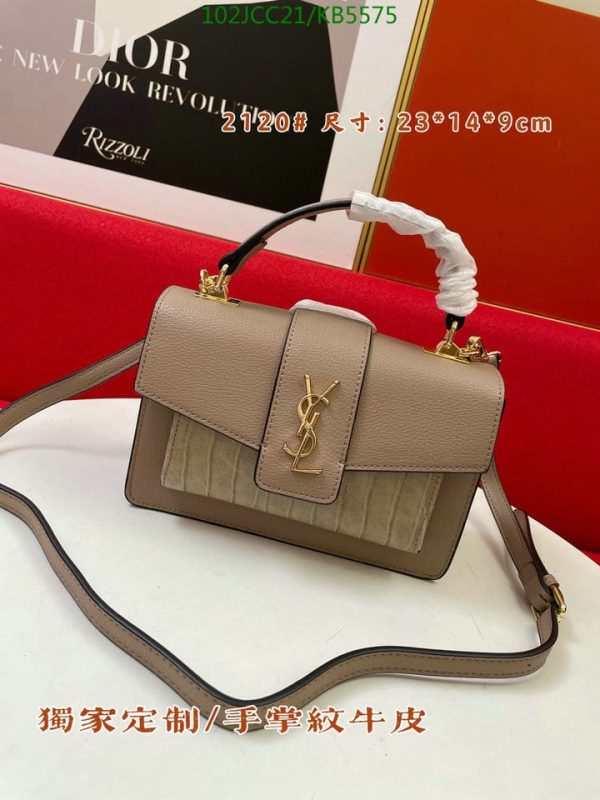 YSL AAA+ Replica Sunset M Half Python Bag KB55752364789