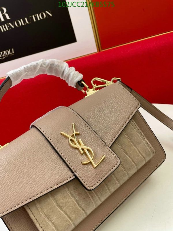 YSL AAA+ Replica Sunset M Half Python Bag KB55752364789