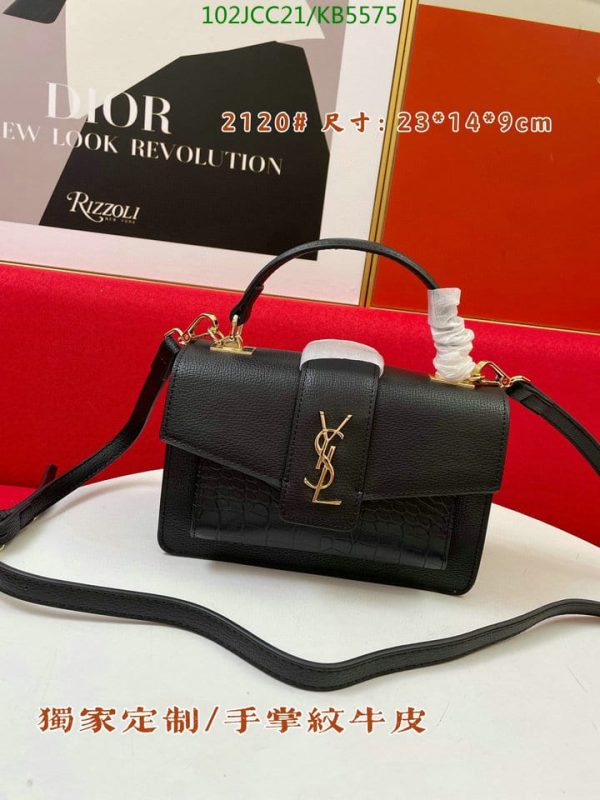 YSL AAA+ Replica Sunset M Half Python Bag KB55752364789