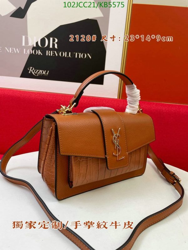 YSL AAA+ Replica Sunset M Half Python Bag KB55752364789