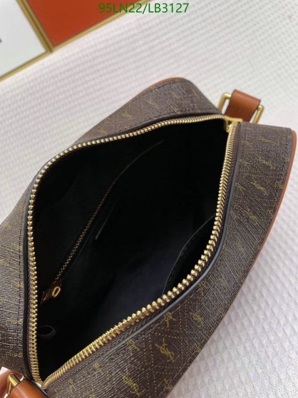 YSL AAA+ Replica VINTAGE MONOGRAM COATED CAMERA BAG LB31272369784