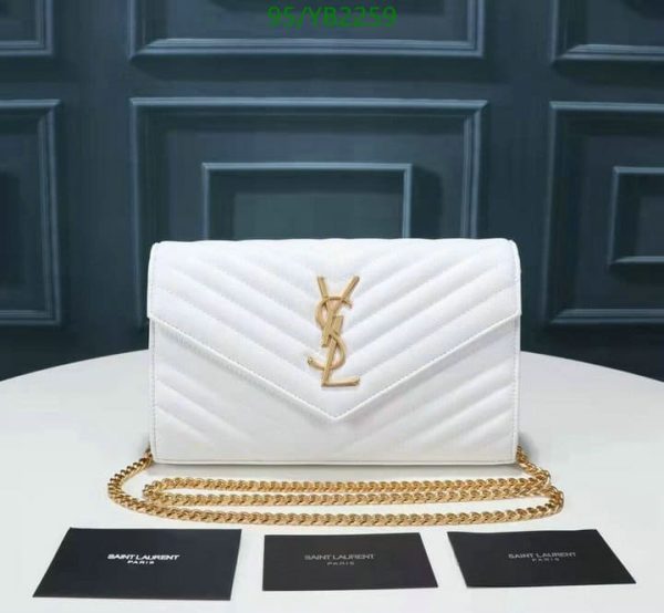 YSL AAA+ Replica large Monogram flap wallet YB22598312453