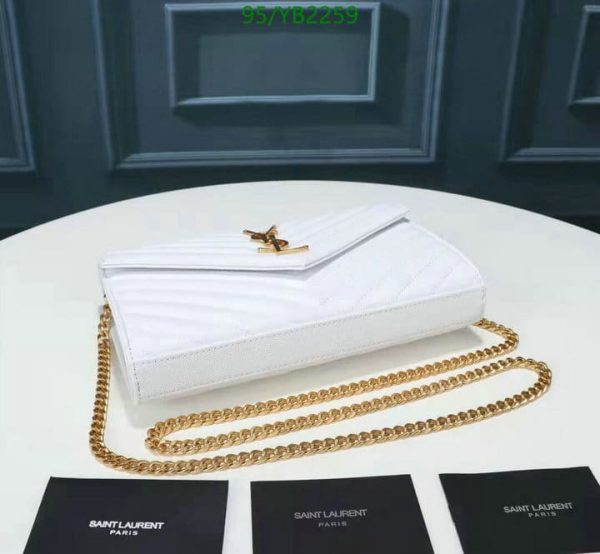 YSL AAA+ Replica large Monogram flap wallet YB22598312453