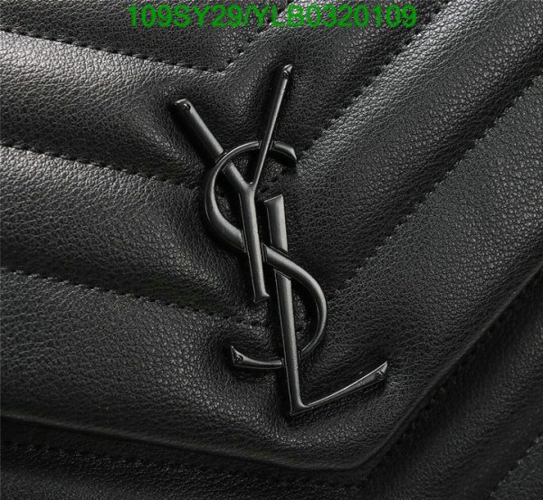 YSL AAA+ Replica Medium Loulou Leather Shoulder Bag YLB0320109317