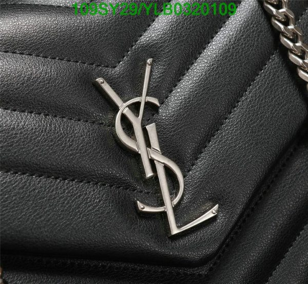 YSL AAA+ Replica Medium Loulou Leather Shoulder Bag YLB0320109317