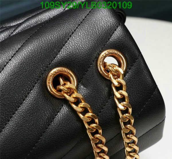 YSL AAA+ Replica Medium Loulou Leather Shoulder Bag YLB0320109317