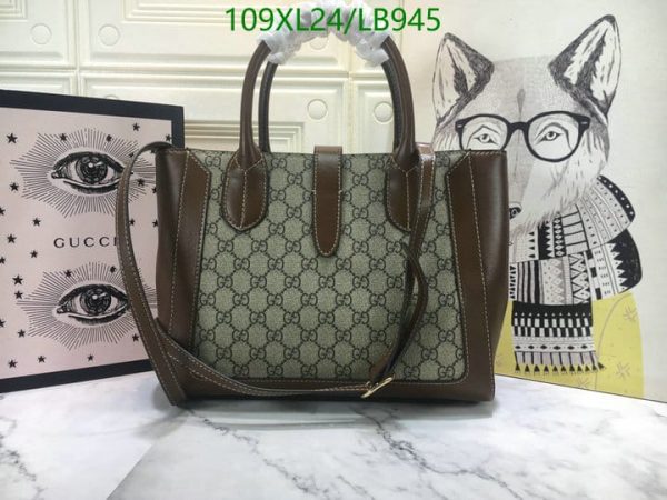 Gucci AAA+ Replica Jackie Leather Tote Bag LB94535864213