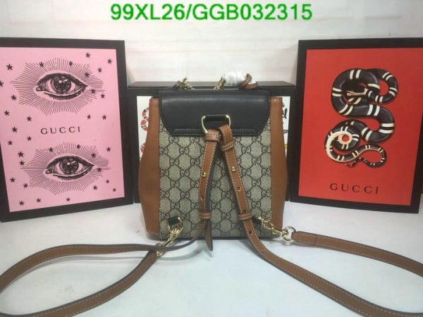 Gucci Padlock AAA+ Replica Coated Leather Mini Backpack GGB0323154831