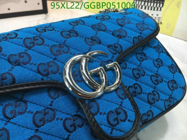 Gucci AAA+ Replica GG Marmont Multicolor Shoulder Bag GGBP051006167