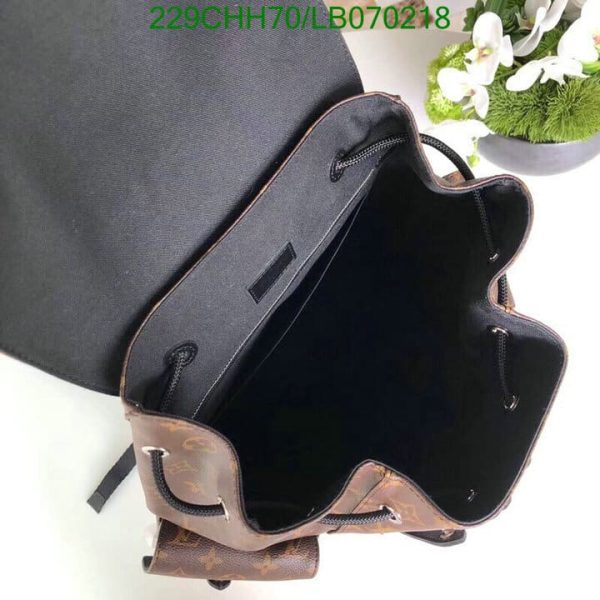 Louis Vuitton 1:1 Mirror Replica Lana Monogram Macassar Christopher MM Backpack LB07021812457