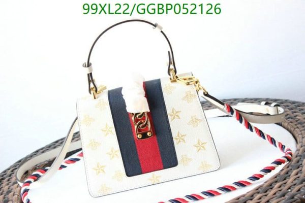 Gucci AAA+ Replica Embroidered Sylvie Small Shoulder Bag GGBP052126827