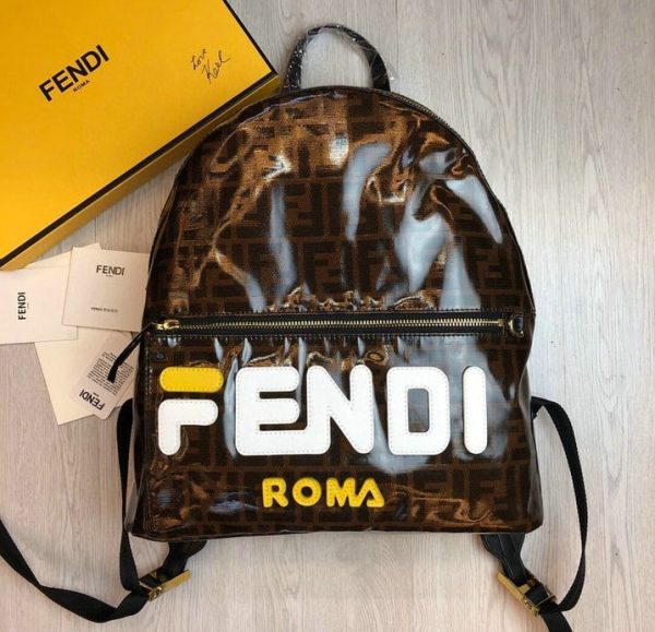 Fendi AAA+ Replica Large Designer Logo Backpack FDB0317051125