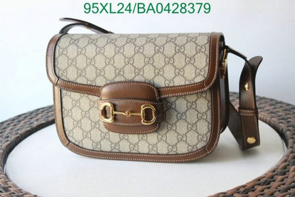 GUCCI 1955 AAA+ Replica Horsebit Shoulder Bag BA04283791698