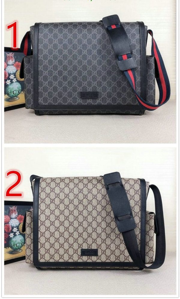 Gucci AAA+ Replica Patch Work Flap Messenger Bag LB18825874326