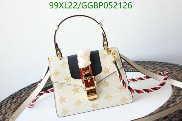 Gucci AAA+ Replica Embroidered Sylvie Small Shoulder Bag GGBP052126827