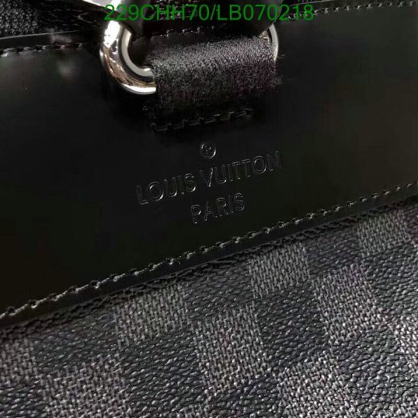 Louis Vuitton 1:1 Mirror Replica Lana Monogram Macassar Christopher MM Backpack LB07021812457