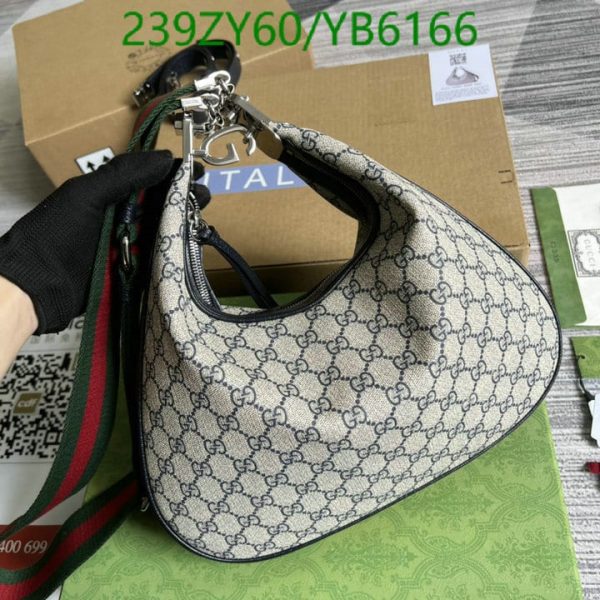 Gucci 1:1 Mirror Replica Attache Large Shoulder Bag YB61661672819