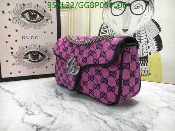 Gucci AAA+ Replica GG Marmont Multicolor Shoulder Bag GGBP051006167