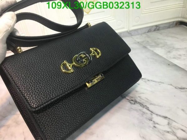 Gucci Zumi AAA+ Replica Leather Small Shoulder Bag GGB0323136421