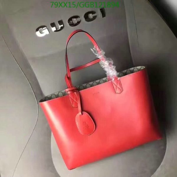 Gucci Reversible AAA+ Replica Small Coated Leather Tote Bag GGB1218944582