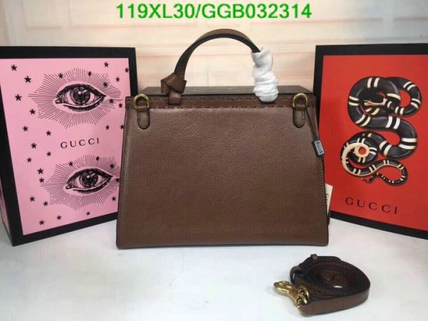 Gucci AAA+ Replica Multicolor GG Marmont Top Handle Bag GGB0323144638