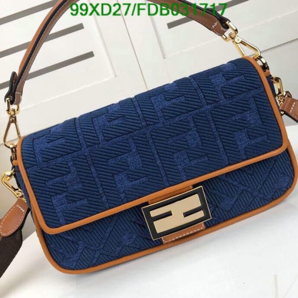 Fendi AAA+ Replica Zucca Baguette Shoulder Bag FDB0317171110