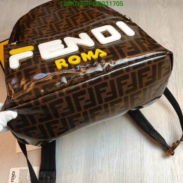 Fendi AAA+ Replica Large Designer Logo Backpack FDB0317051125