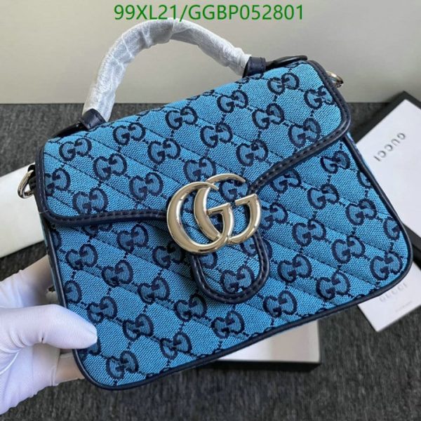 Gucci AAA+ Replica GG Marmont Top-Handle Bag GGBP052801521