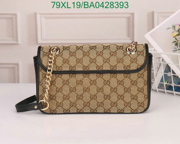 Gucci AAA+ Replica Marmont Luxury Canvas Handbag BA04283934837