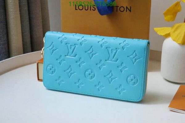 Louis Vuitton 1:1 Mirror Lagon Zippy Long Ladies Wallet ZT65895481972